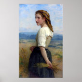Bouguereau - Glaneuse Poster (Voorkant)