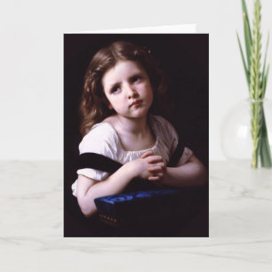 Bouguereau Het Wenskaart van het gebed Kaart