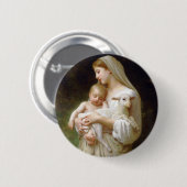 Bouguereau Innocence Button (Voorkant /achterkant)