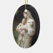 Bouguereau Innocence Oval Ornament (Links)