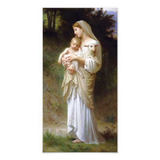 Bouguereau Innocence Print Foto Afdruk (Voorkant)