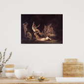 Bouguereau - La Nymphee Poster (Keuken)