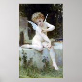 Bouguereau - L'Amour au Papillon Poster (Voorkant)