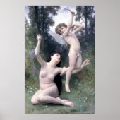 Bouguereau - L'Amour'Envole Poster (Voorkant)