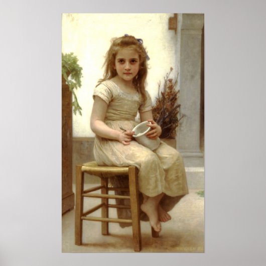 Bouguereau - Le Gouter Poster (Voorkant)