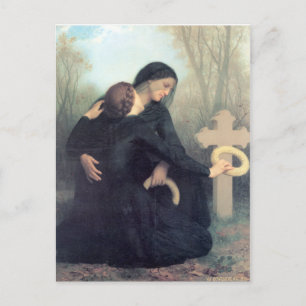 Bouguereau - Le Jour des Morts Briefkaart