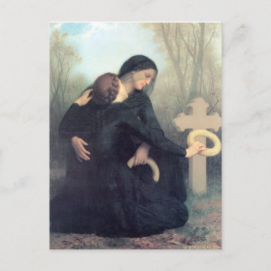 Bouguereau - Le Jour des Morts Briefkaart (Voorkant)