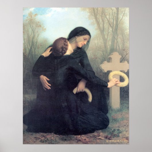 Bouguereau - Le Jour des Morts Poster (Voorkant)