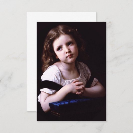 Bouguereau Les Invitations De Prière (Devant / Derrière)