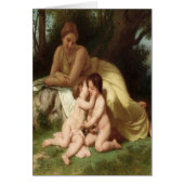 Bouguereau omhelzende kinderen (Voorkant)