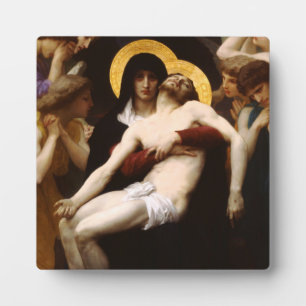 Bouguereau Pieta Plaque Fotoplaat