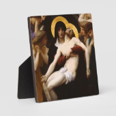 Bouguereau Pieta Plaque Fotoplaat (Voorkant)