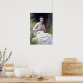 Bouguereau - Reflexion Poster (Keuken)