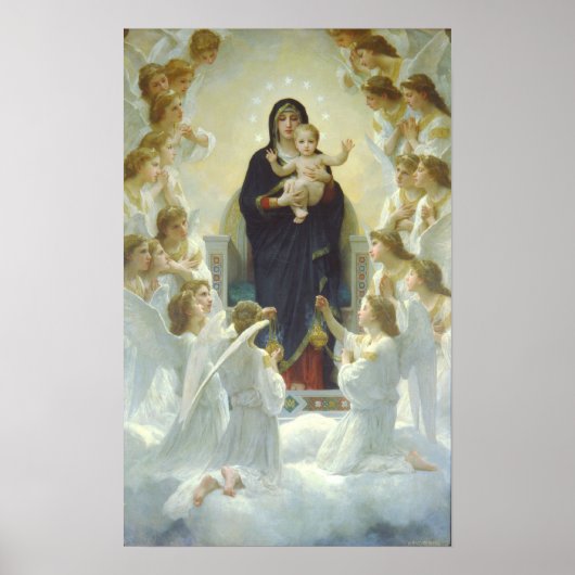 Bouguereau - Regina Angelorum Poster (Voorkant)