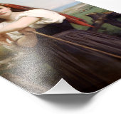 Bouguereau Shepherdess Foto Afdruk (Hoek)