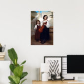 Bouguereau - ver van huis 1867 poster (Thuiskantoor)