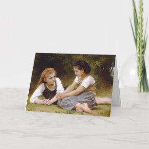 Bouguereau's 1882 The Nut Gatherers Les noisettes Kaart