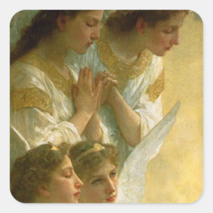 Bouguereau's Angels Vierkante Sticker