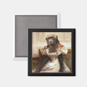 Bouguereau's chimp magneet (Voorkant / Achterkant)