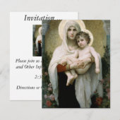 Bouguereau's De Madonna van de Rozen (1903) Kaart (Voorkant / Achterkant)
