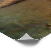 Bouguereau's eerste rouw (Premier Deuil) Poster (Hoek)