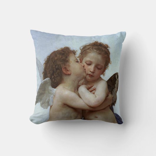 Bouguereau's L'Amour et Psyche, enfants (Cupid) Kussen (Voorkant)