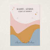 Bouho bleu moutarde Bijouterie fabricant Qr logo o (Devant)