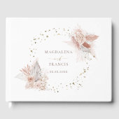 bouho fleurs design mariage livre d'or (Recto)
