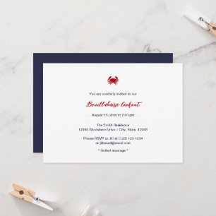 Bouillabaisse Beach Invitations de fête de cuisine