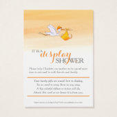 Bouilloire avec cartes d'affichage de douche bébé  (Dos)