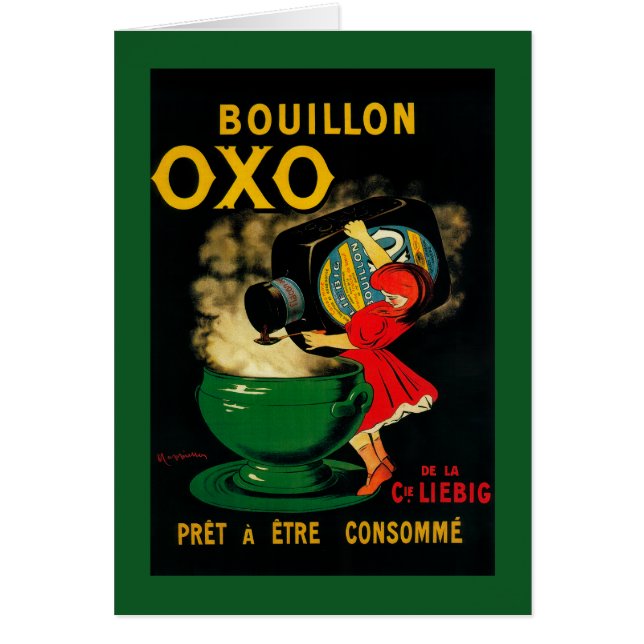 Bouillon OXO Poseter Vintage Europe (Devant)