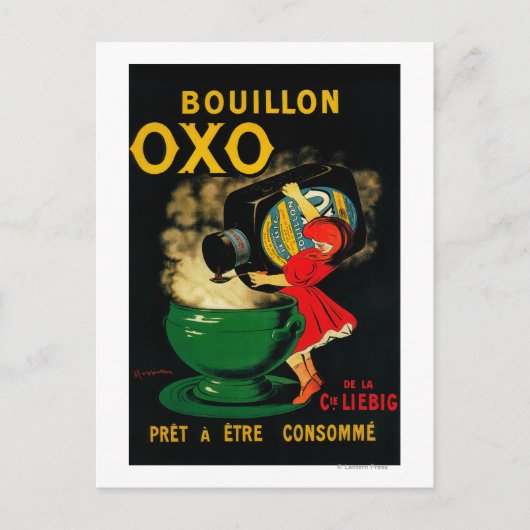 Bouillon OXO PoseterEurope Briefkaart (Voorkant)