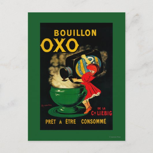 Bouillon OXO  PoseterEurope Briefkaart (Voorkant)
