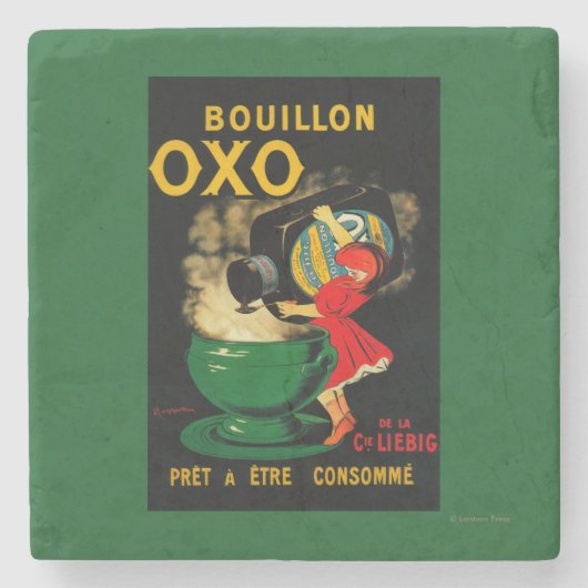 Bouillon OXO  PoseterEurope Stenen Onderzetter (Voorkant)