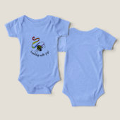Bouillonnant De Joie ! T-shirt bébé (Design Recto & Verso)