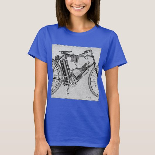 Bouilly Motorcycle, 1895 T-shirt (Voorkant)