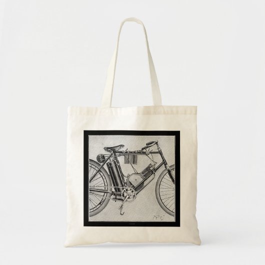 Bouilly Motorcycle, 1895 Tote Bag (Voorkant)