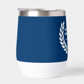 Boujee Blues Thermal Wine Tumbler (Rechts)