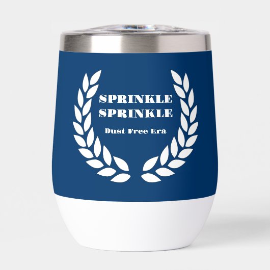 Boujee Blues Tumbler à vin thermique (Avant)