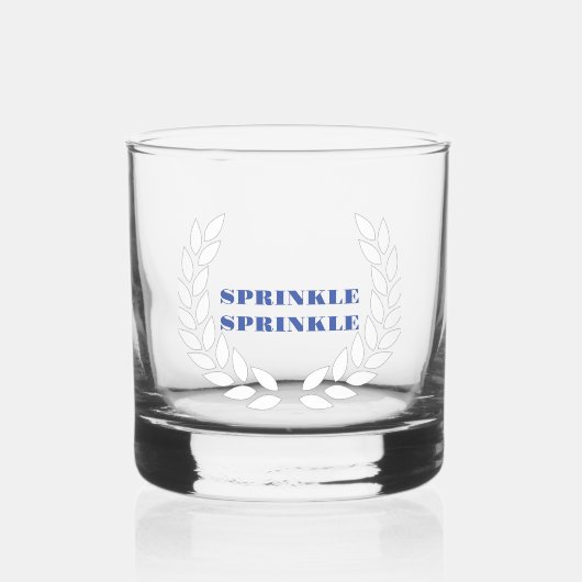 Boujee Blues Whiskey Glass Whisky Glas (Voorkant)
