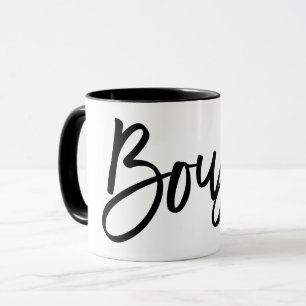 Boujee Popular Quote Black Artsy Typography Gezegd Mok