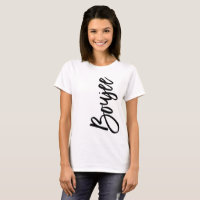 Boujee Popular Quote Black Artsy Typography Gezegd