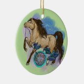 Boukskin Dreamcatcher Horse ornement (Droite)