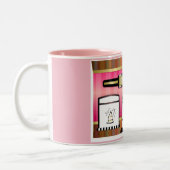 Boulangerie à thème rose Paris Pâtisserie Mug (Gauche)