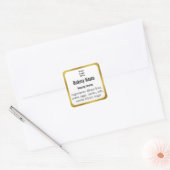 Boulangerie Blancs & Or Ingrédient Logo Étiquette  (Enveloppe)