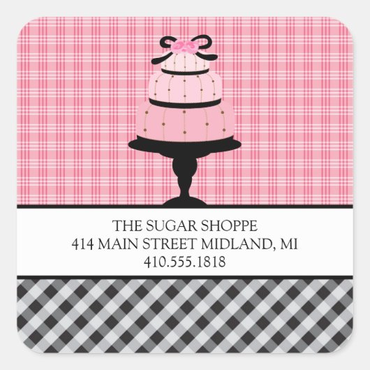 Boulangerie Boutique Style Produit Stickers Étique (Devant)