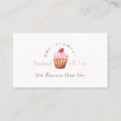 Boulangerie Carte de fidélité Cupcake Pink Strawbe (Devant)