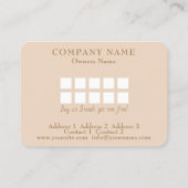 Boulangerie - Carte de visite (Dos)