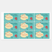 Boulangerie Cookie Stickers d'affaires (Feuille)