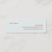 Boulangerie Cupcake MIni Carte de visite (Dos)